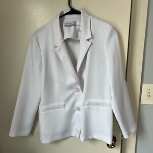 white alfred dunner blazer